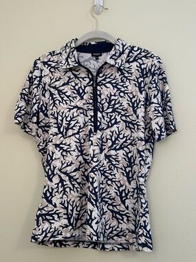 MDC Sport Coral Camo Collard Top